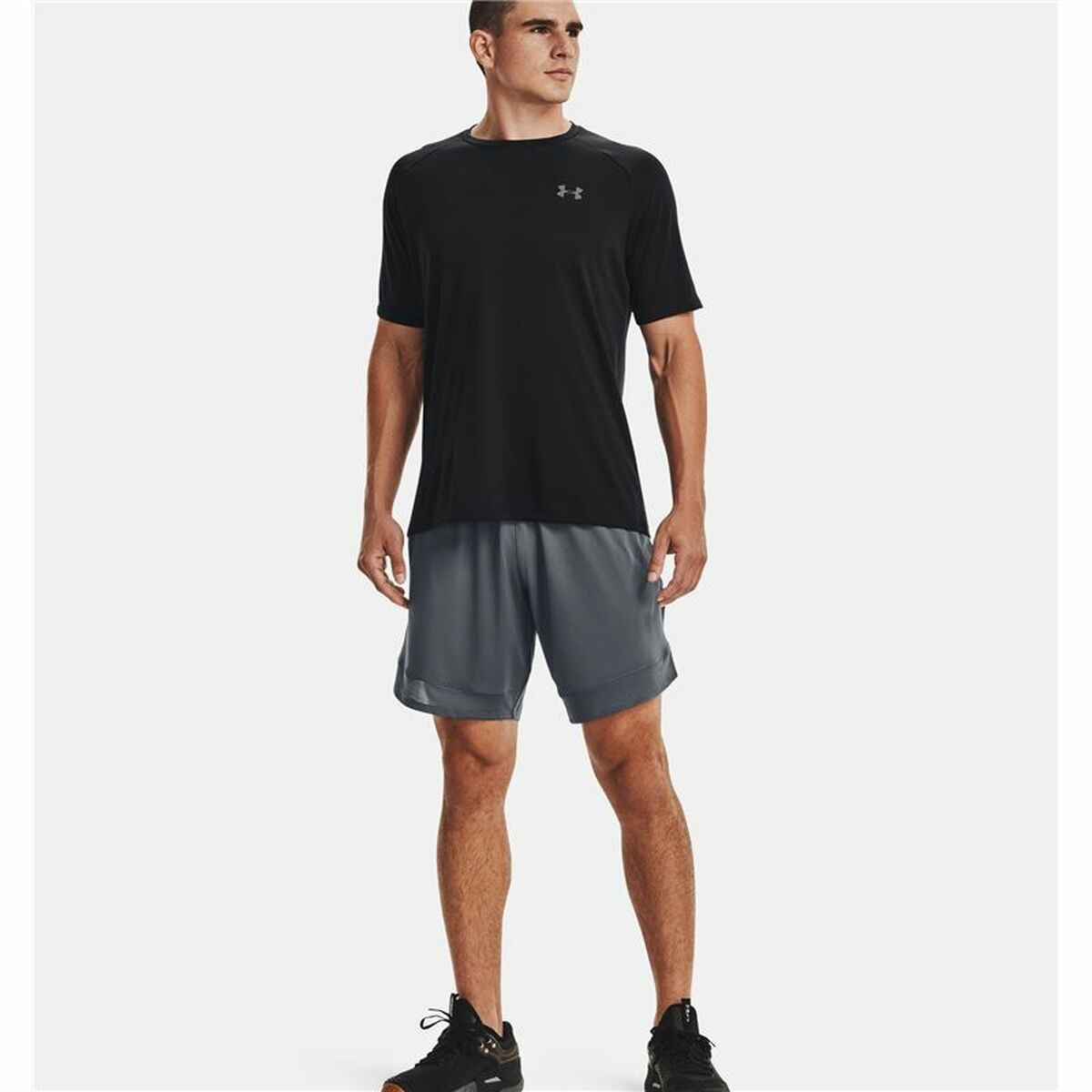 Men’s Short Sleeve T-Shirt Under Armour Tech 2.0 Black