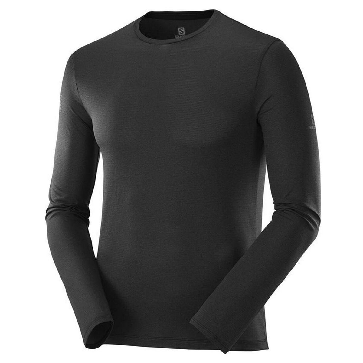 T-shirt Salomon Agile Training LS Black