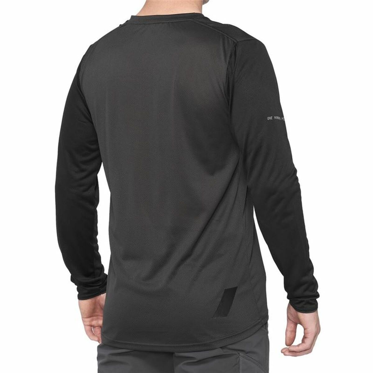 Men’s Long Sleeve T-Shirt 100 % Ridecamp Black Cycling