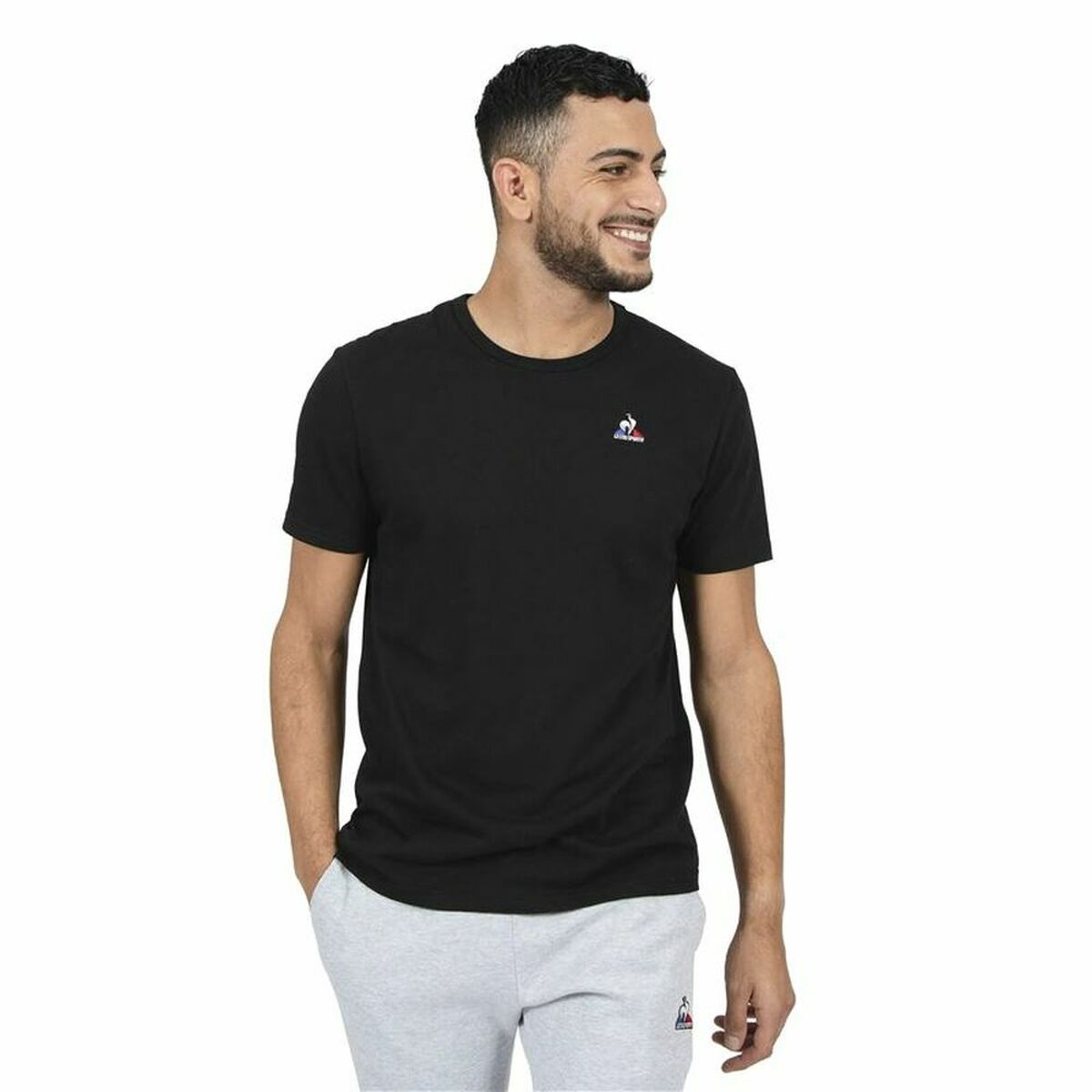 Men’s Short Sleeve T-Shirt Le coq sportif Essentiels N°3 Black