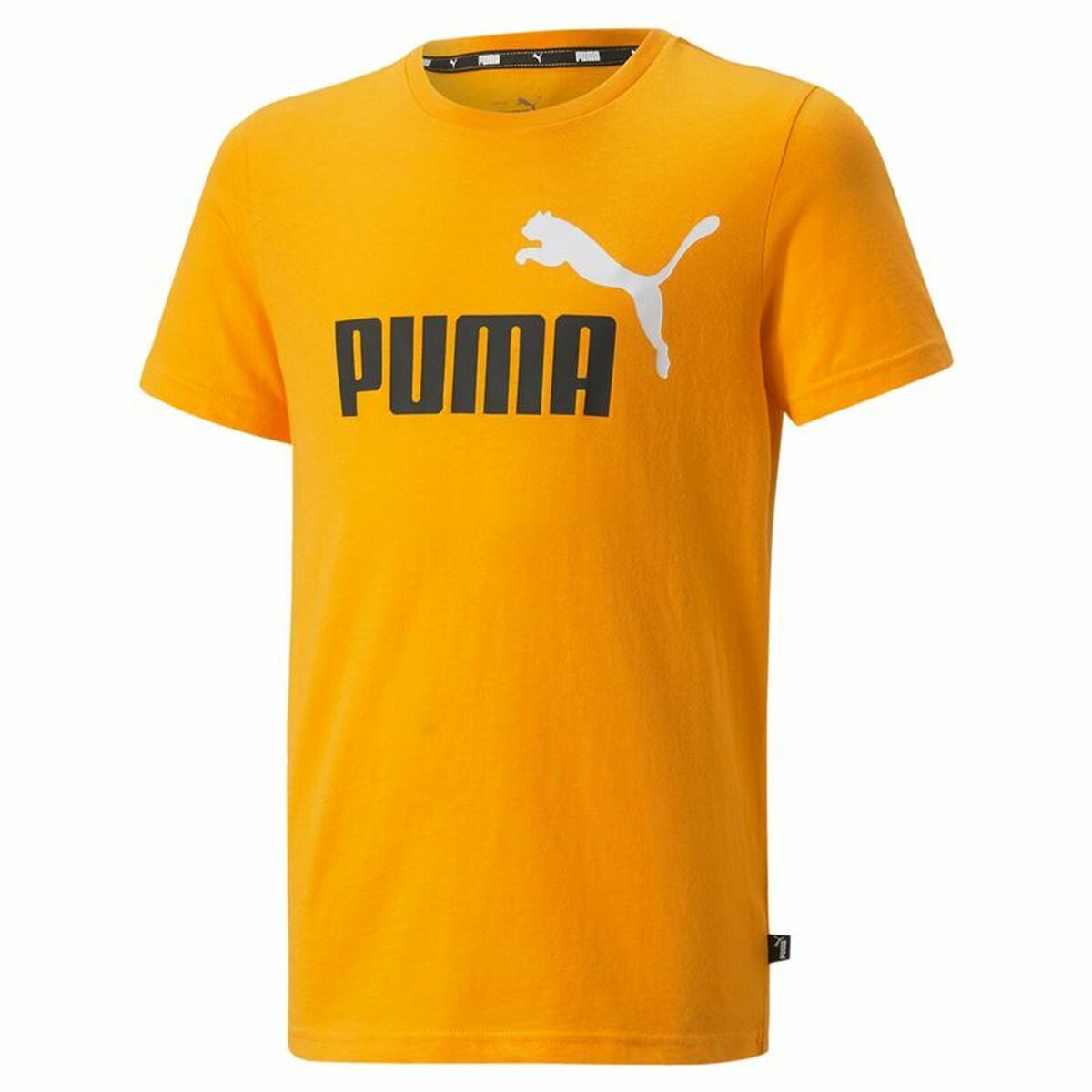 Short-sleeve Sports T-shirt Puma Essentials+ Two-Tone Logo