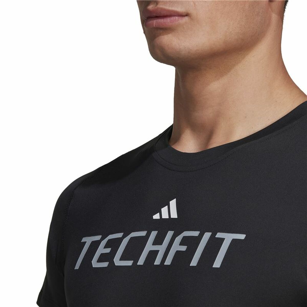 Men’s Short Sleeve T-Shirt Adidas Graphic Black