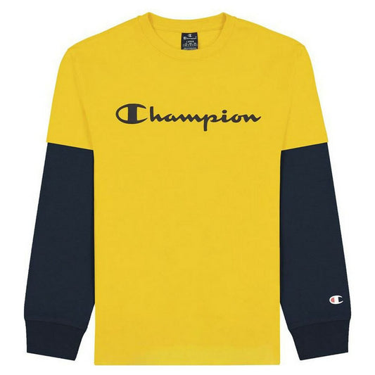 T-shirt Champion Two Sleeves Yellow