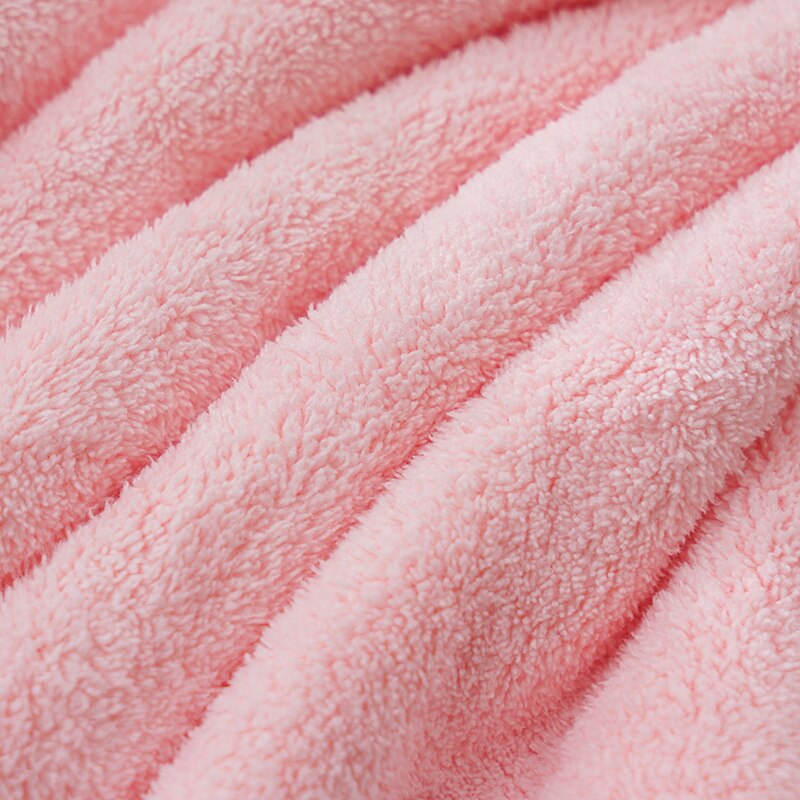 Microfiber Towel Set Coral Fleece Absorbent Hair Swimming Face Hand