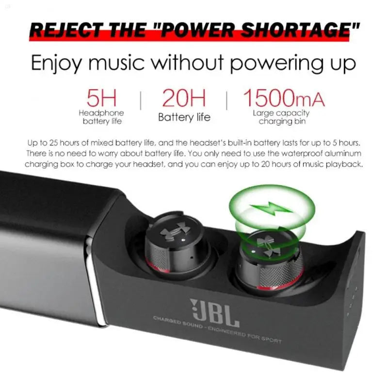 Original JBL Under Armour Project Rock True Wireless Flash Earbuds