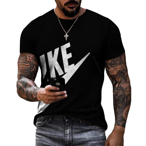 Summer 2023, Harajuku New Brand Hot Men's Fashion 3D T-shirt Casual