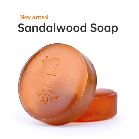 Natural Sandalwood Soap Agarwood Handmade Essential Oil Soap  Bath