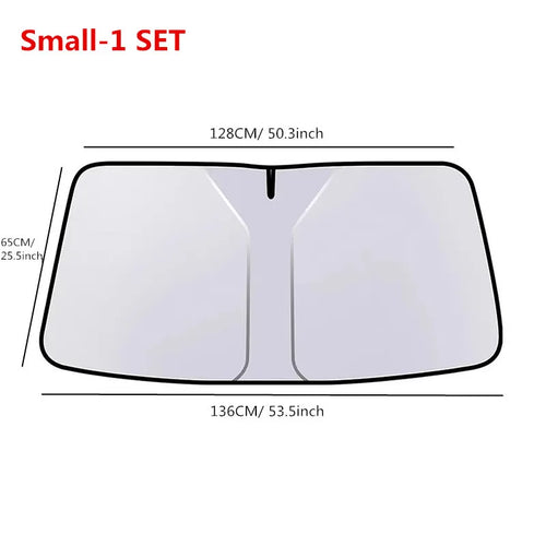 Car Windshield Sun Shade | Reflector Sunshade Offers Ultimate