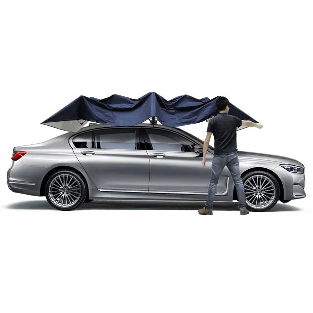 Car Umbrella Semi-Automatic Awning Tent Auto Smart Insulated Cover