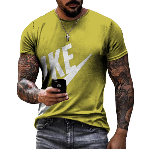 Summer 2023, Harajuku New Brand Hot Men's Fashion 3D T-shirt Casual