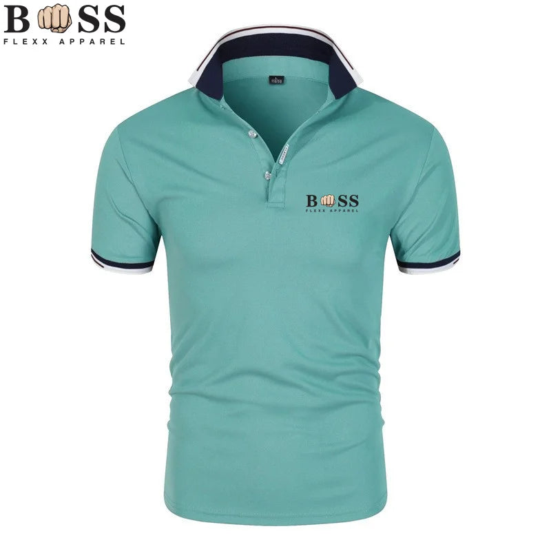 2023 BSS FLEX APPAREL Men's Summer Polo Shirt, Polo Shirt, Fashion