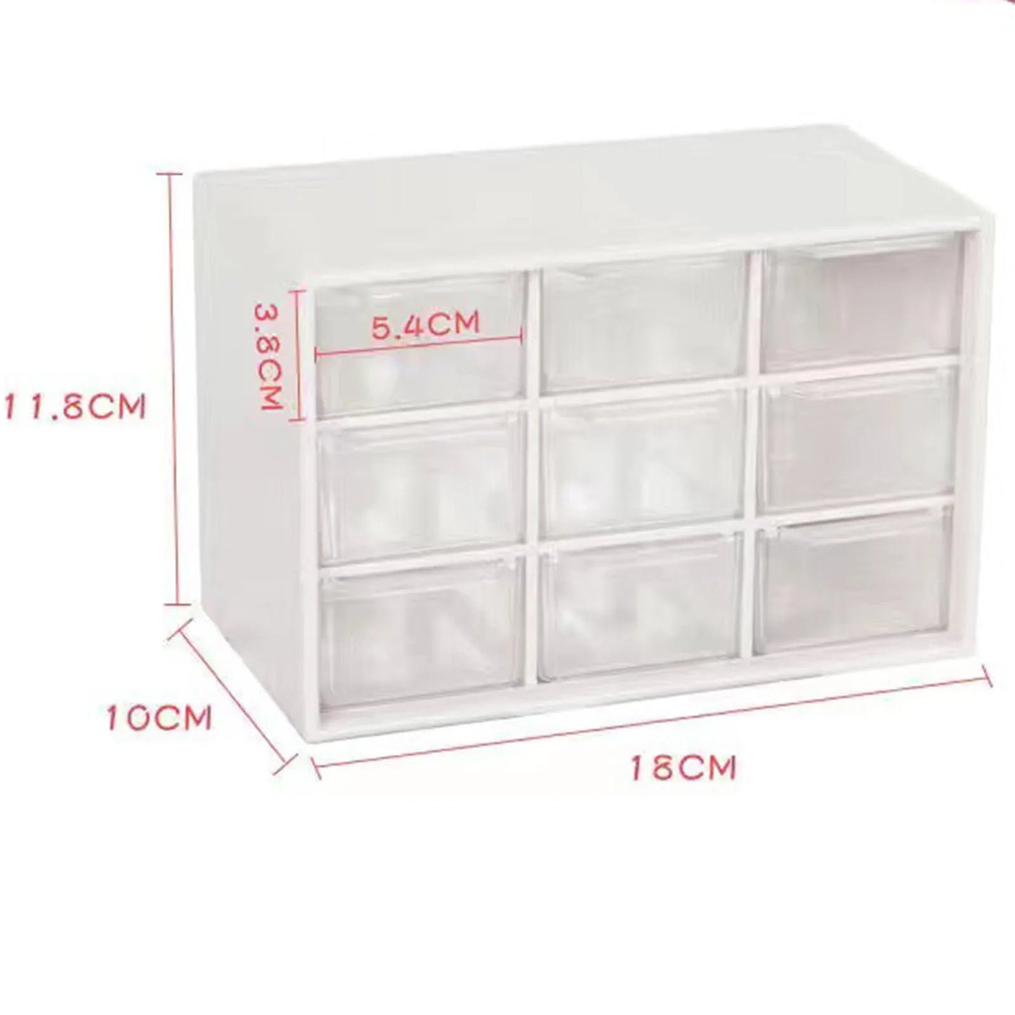 Plastic Drawer Organizer Box Space Saving Desk Organizer for Small