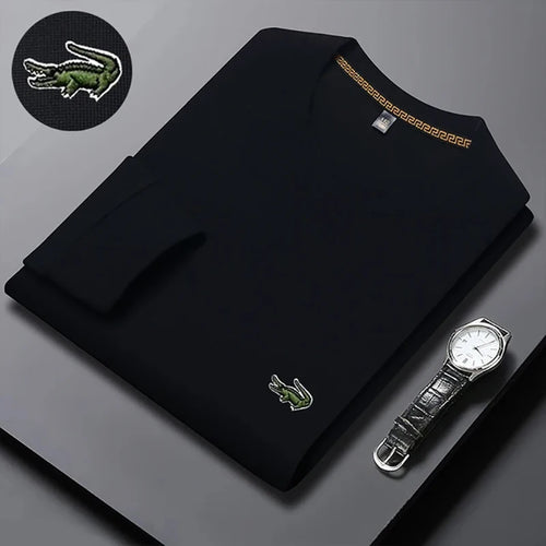 High Quality Polo Men's t-shirt long sleeve Embroidered polo t shirt