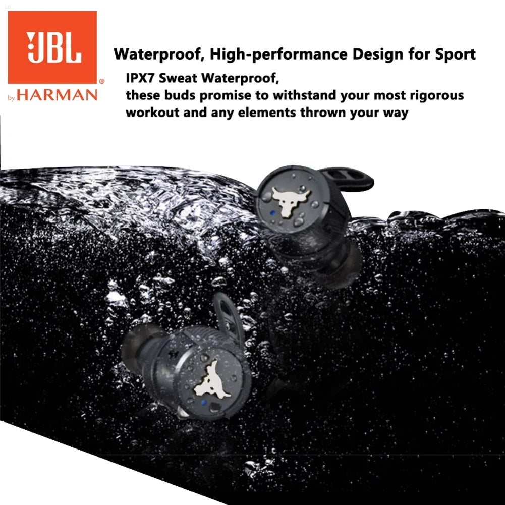 Original JBL Under Armour Project Rock True Wireless Flash Earbuds