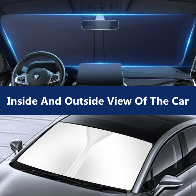 Car Windshield Sun Shade | Reflector Sunshade Offers Ultimate