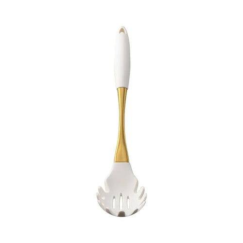 304 Stainless Steel Gold Handle Silicone Kitchen Utensils Cooking