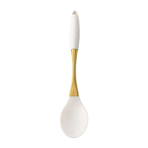 304 Stainless Steel Gold Handle Silicone Kitchen Utensils Cooking